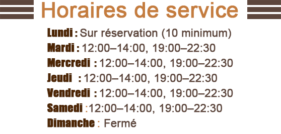 horaire